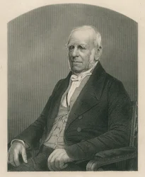 Henry Petty-Fitzmaurice, 3er Marqués de Lansdowne, grabado por D.J. Pound de una fotografía, de 